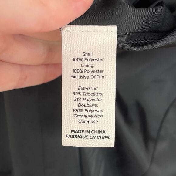 Cinq à Sept Cheyenne Chrysanthemum Scrunched Floral Print Designer Blazer Size 8 - Picture 14 of 16